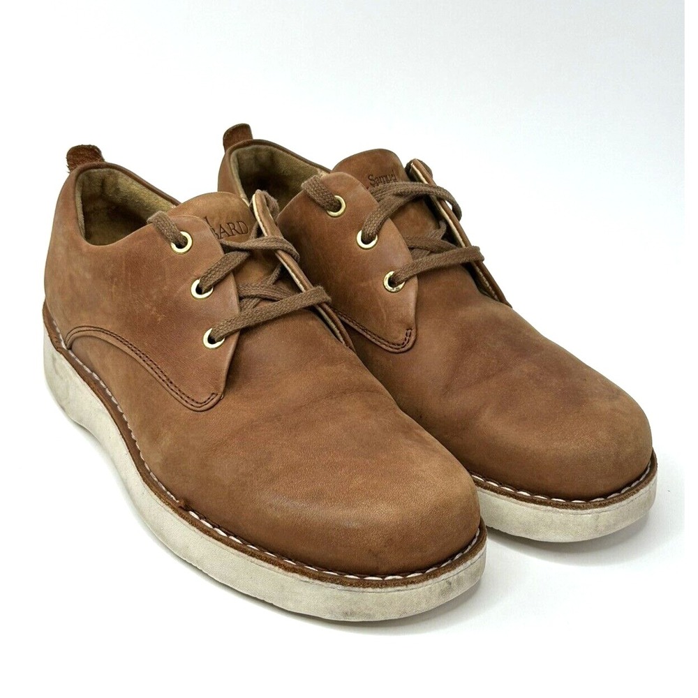 Samuel Hubbard Free Casual Shoes Mens US 8.5  Brown Nubuck Leather M1100-005